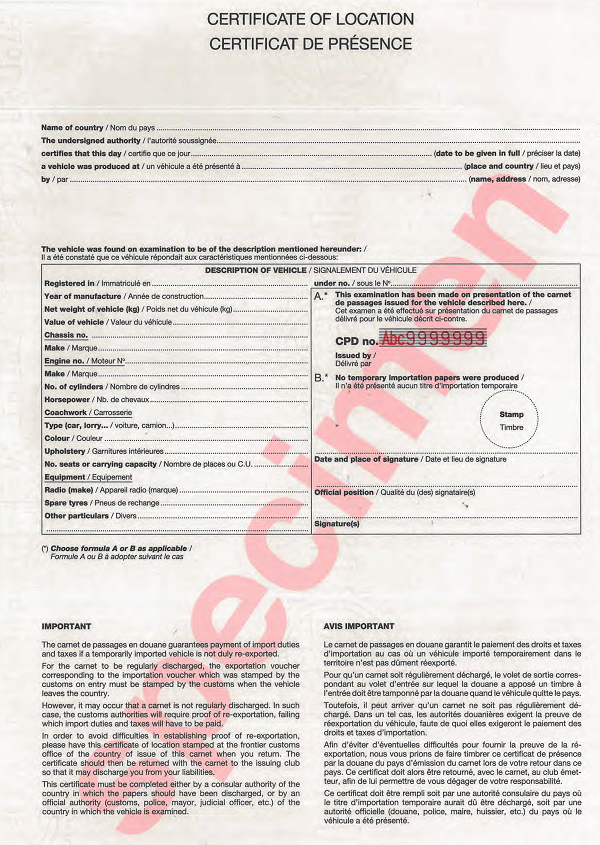 CPD carnet. Pagina 26: aanwezigheidsverklaring.