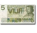 Bankbiljet: Vondel I
Coupure: 5
Datum tekening: 26 april 1966
Datum uitgifte: 19 december 1966
Buiten omloop gesteld: van 1 november 1994 tot 1 mei 1995
Laatste inleverdatum: 1 mei 2025